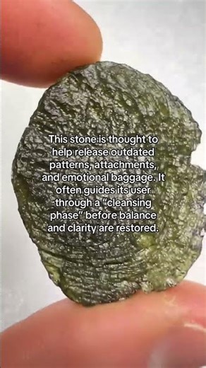 Moldavite helps release old patterns and guides you toward balance and clarity.