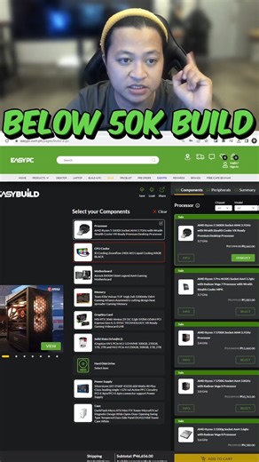 10K views · 25 reactions | Pano nga ba magbuild ng PC at around P50k? Eto ez kahit sa mga newbiez, gamit ang EASY BUILD from EASYPC Website! | EASY PC | Facebook