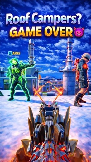 Roof Campers? Game Over 😈💀 | CODM BR