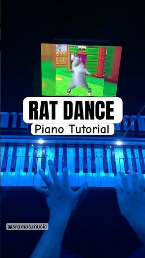 Rat Dance - EASY Piano Tutorial #piano #ratdance