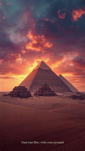 Pyramids & Sunset – Eternal Inspiration for Creators
