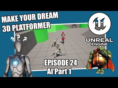 3D Platformer Tutorial in UE5 - Episode 24 - AI Part 1