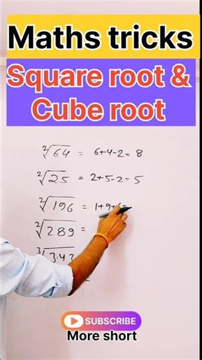 Square root and Cube root tricks | #mathstricks #squareroot #cuberoottrick #ssc #ssccgl #sscgd #rrb