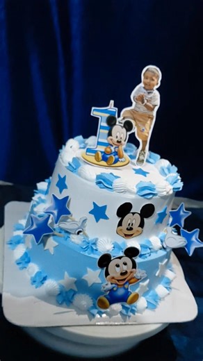 Mickey Mouse-themed birthday #viral #cake #londoncakedesigner #cakedecorating #viral #mickeymouse