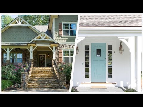 75 Front Porch With A Roof Extension Design Ideas You'll Love 😊