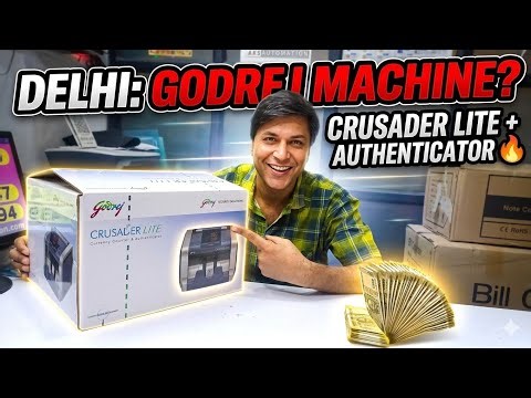 Get Godrej Cash Counting Machine in Delhi | Godrej Crusader Lite Note Counting Machine 📞9818409728🔥