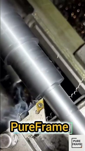 Perfect Surface Finishing on a Stepped Shaft | Precision Lathe Machining"🔧🔧🔧