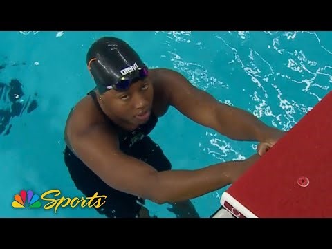 Simone Manuel holds off Beryl Gastaldello to win 50m freestyle in Austin | NBC Sports