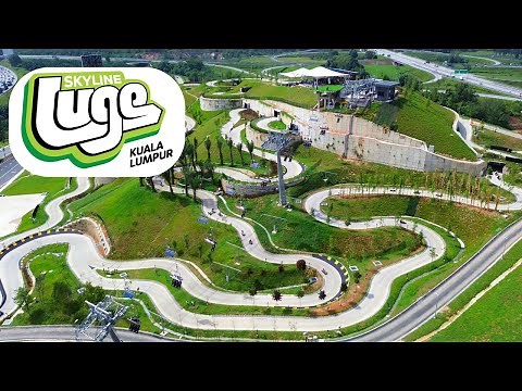 Malaysia's First Skyline Luge | Gamuda Luge Gardens | Skyline Luge KL | 4K | DJI MINI 3