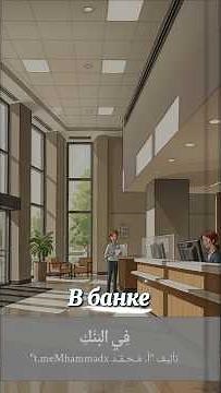 في المصرف: قصة عربية للمبتدئين | В банке: арабская история для начинающих