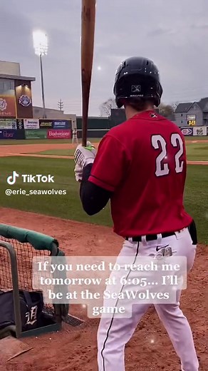 Join us tomorrow to continue our home opening series against the Altoona Curve tomorrow at 6:05pm! #CapCut #SeaWolves #milb #baseball #eriepa #aabaseball