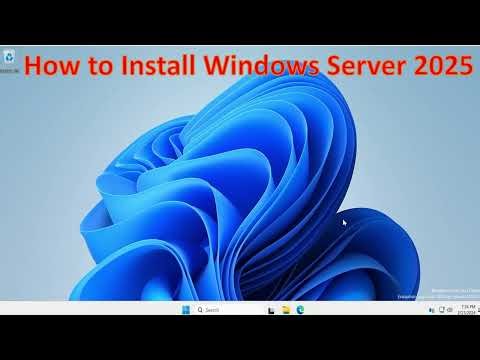 How to install windows server 2025