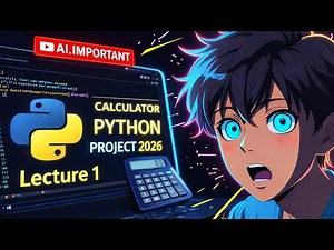 LEARN PYTHON | PROJECT SERIES – Lecture 1 | Build a Calculator in Python