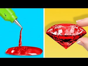 グルーガンの便利な使い方のコンピレーション || 簡単なDIYとジュエリーとクラフト