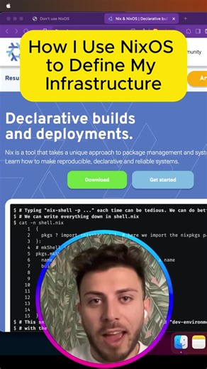 How I use NixOS for my production app infrastructure! From load balancers to daily jobs, NixOS lets me define and manage everything in one place, with GitHub Actions handling deployments. Perfect for Linux and DevOps pros, though not without its challenges. Follow for more tips! #developer #devops #codinglife #engineering