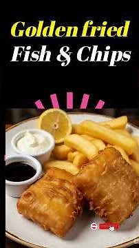 🐟Crispy Golden Fried Fish & Chips | Classic Comfort Food Recipe 🍟