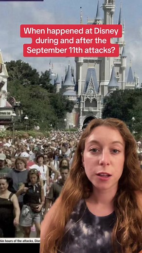 this is what happened at Disney parks during the Sept 11 attacks #disneyhistory #disneyland #disneyworld #september11