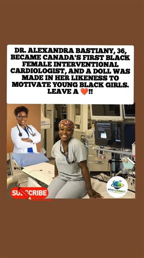 DR. ALEXANDRA BASTIANY, 36,BECAME CANADA'S FIRST BLACKFEMALE,#viral #shorts