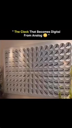 KickOffDaily on Instagram: "Time transforms before your eyes as analog mechanics meet digital precision+++ This unique clock starts as a traditional analog timepiece, with hands and gears, and then shifts seamlessly into a digital display. At first glance, it looks like a normal mechanical clock, but hidden mechanisms and microcontrollers manipulate the hands and dials to create numbers and patterns readable as digital time. The design combines centuries-old gear engineering with modern electron