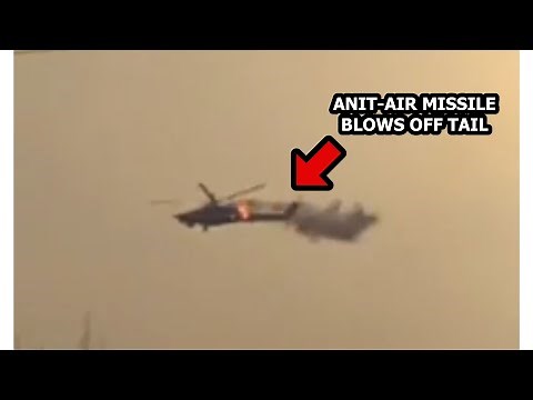 🔴 Ukraine War - Russian MI-28 Havoc Helicopter Downed After Ukrainian MANPADS Hit Blows Off Tail