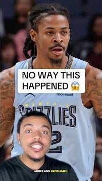 JA MORANT TRADED TO THE BLAZERS 😱 #nba #basketball