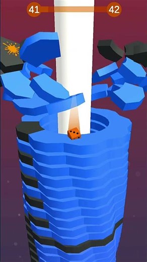 Stack Ball🔵 WALKTHROUGH #stackball #gaming #shorts