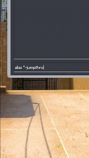 How to create a jump throw bind
