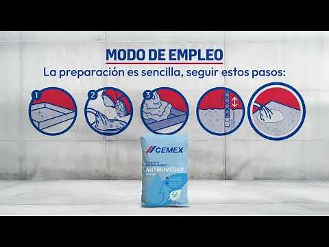 Cemento Cemex Antihumedad - Modo de Empleo