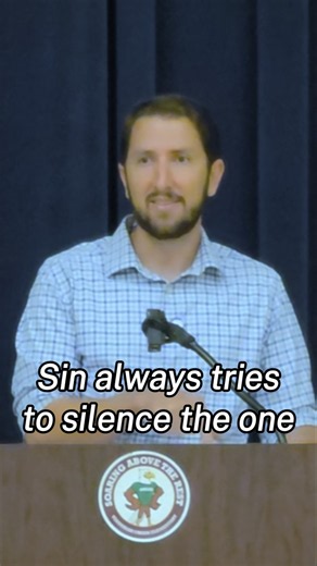 Sin wants to silence. Speak up and repent. #SJCC #GodsWord #Sermon #TheGospel #TheGoodNews