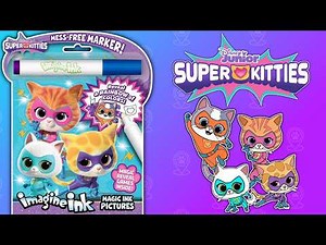 Super Kitties Imagine Ink Coloring & Activity Book 🐈 Super Kitty COLORING With Mess-Free Marker