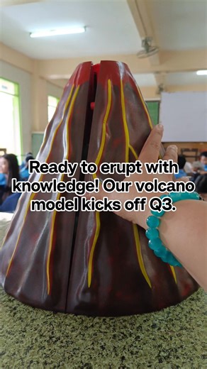14 reactions | Ready to erupt with knowledge! Our volcano model kicks off Q3. #ScienceFun #earthandspacescience #volcanoesmodel | Maria Fe Maninang | Facebook