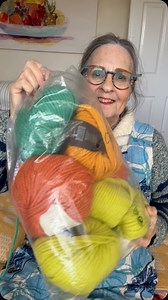 38K views · 5.8K reactions | I am using some of my #wool stash to knit a shawl wrap similar to one I bought some years ago. Only problem is I have had to order yet more yarn to complete the pattern I have found! #addictedtoknitting #workinprogress #sweaterweather #keepingwarm | Art in Textiles | Facebook
