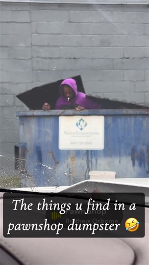 When taking out the trash means getting the trash outta the dumpster first! 🤣🤣 | Mandy Hurdle