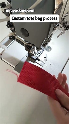 Bag strap sewing