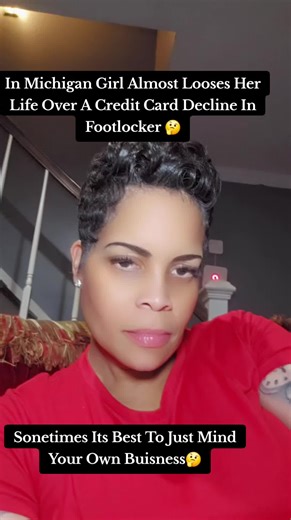Young woman almost loses her life because A foot locker customers, credit card declined#michigan #footlocker #crime #storytime #fyppppppppppppppppppppppp