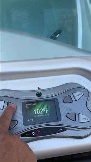 Hot Spring spa Unlock control panel