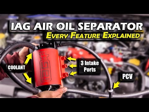 How An Air Oil Separator Works | 2020 Subaru STI IAG AOS |