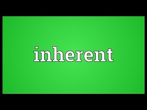Inherent Meaning