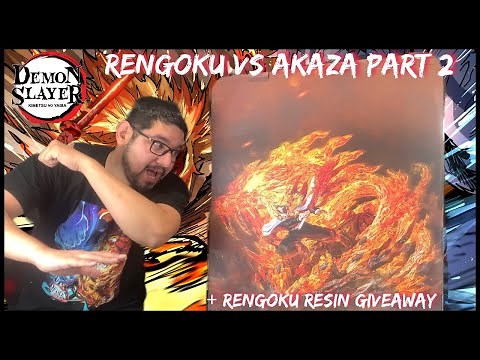 The Best Rengoku Figure 🔥| Rengoku Vs Akaza by Fantasy Studio + My First Statue Giveaway
