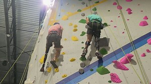 Catalyst Sports holds adaptive rock climbing clinic