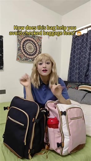 Why This Bag Is a Game-Changer for Travelo!✈️🫶🤑 165.#tiktokshopholidayhaul #tiktokmademebuyit #backpack #familygifts #freeshipping