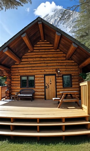 77K views · 2.6K reactions | Get Lost in the Beauty of Upper Log Cabin 殺 | Log Homes | Facebook