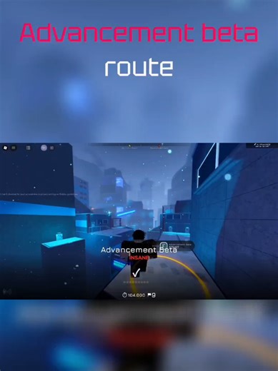 ‏Advancement beta route | Parkour reborn#roblox #tutorial