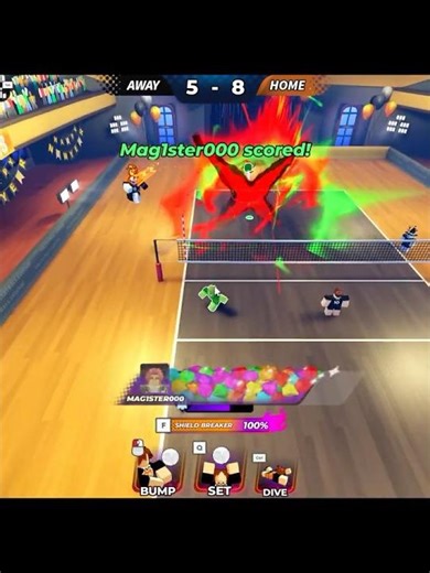 MONSTER BLOCK⭐️ #roblox #volleyballlegends #volleyball