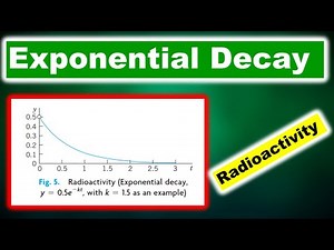 Radioactivity | exponential decay | Exponential decay example