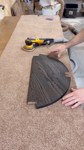 1.1M views · 4.8K reactions | I stained it black then sanded it off | Hess Carpentry & Woodwork LLC | Facebook