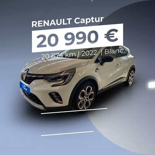 Découvrez notre RENAULT Captur 1.6 E-Tech hybride 145ch Intens -21