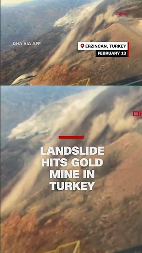 Landslide hits gold mine in Turkey