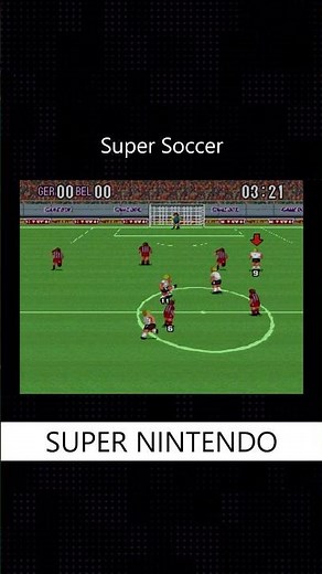 ⚽ Super Soccer (SNES, 1991) ⚽