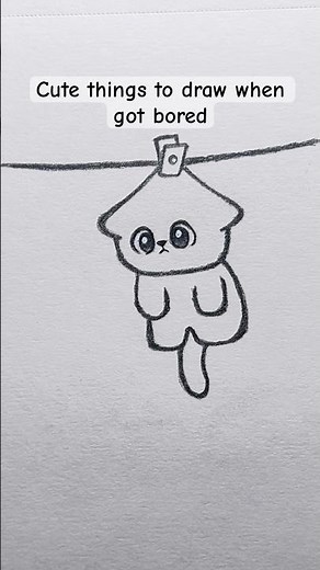Cute Little Cat Drawing 🐱✨ | Easy & Adorable Shorts Art #drawing #art #beginnerarttips